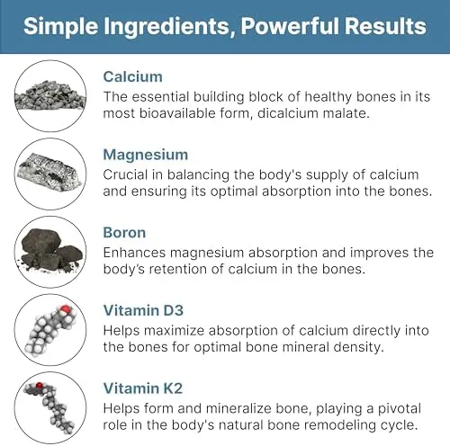 Calciven - Natural Bone Support Supplement - Non-GMO, Gluten-Free