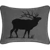 Elk Breakfast Pillow In Charcoal