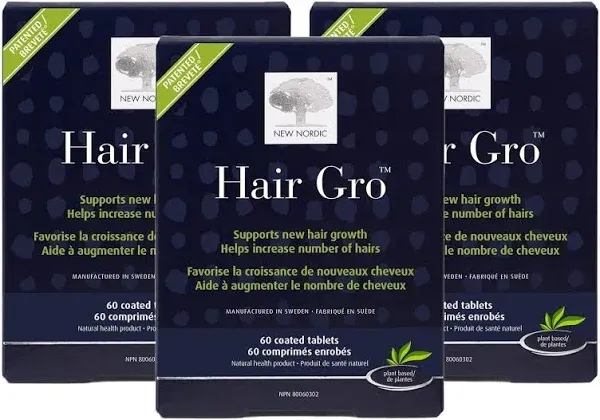 New Nordic Hair Gro Hair Growth Supplement