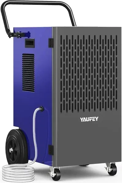 Yaufey 155 Pints Commercial Dehumidifier with Pump, for Basement Up to 8000 Sq. ft, Large Capacity Industrial Dehumidifier for Large Room with