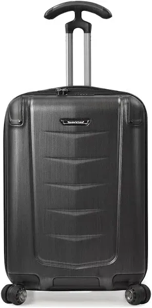 Traveler's Choice Silverwood Spinner Luggage, Brushed Metal, 30 inch