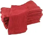 Shop Towels Red-commercial/industrial B Grade -500 Piece Box -new 100% Cotton