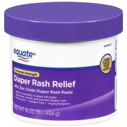 Equate Maximum Strength Diaper Rash Relief, 16 oz (Pack of 3)