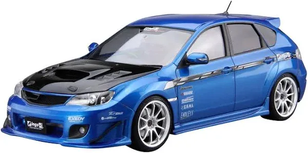 Aoshima Subaru Ings GRB Impreza WRX STT ’07 1:24 Model Kit