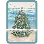 Beach Tree Christmas Cards - Nonpersonalized