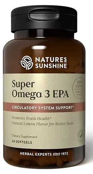 Nature's Sunshine Super Omega-3 EPA 180 Capsules