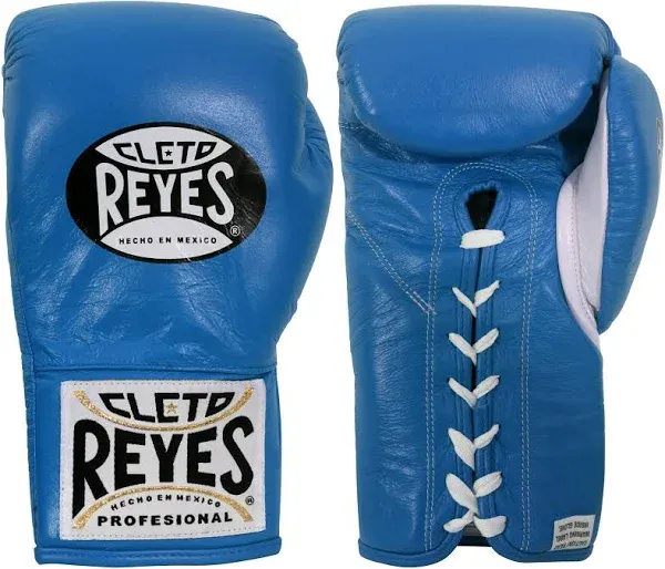 CLETO REYES Safetec Professional Competition Boxing Gloves for Men and Women, MMA, Kickboxing, Muay Thai, Lace Up