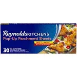 Reynolds Kitchens Parchment Sheets, Pop-Up, Pre-Cut - 30 sheets