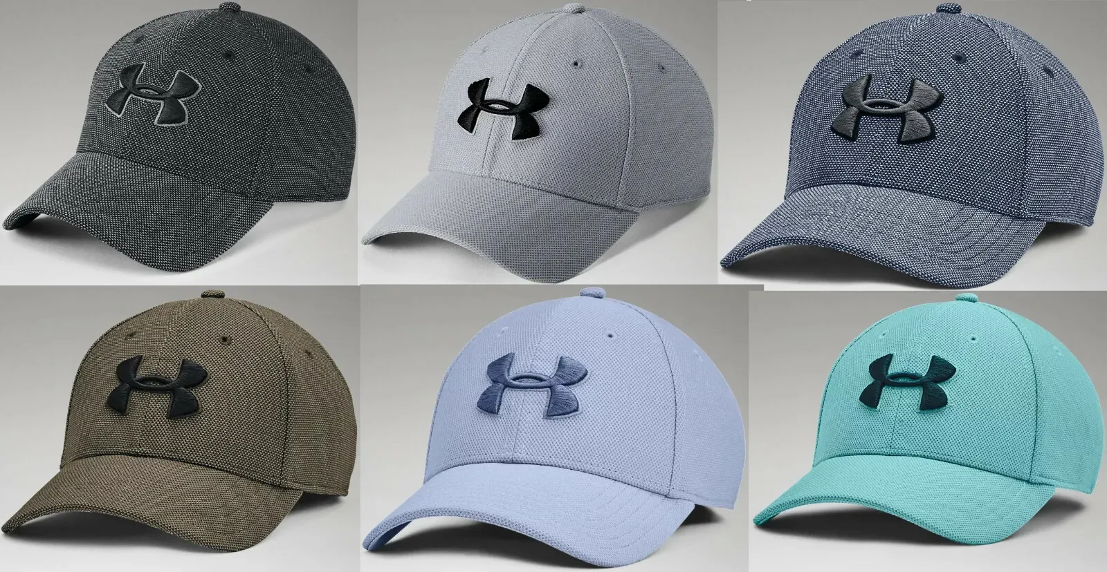 Under Armour Men&#039;s UA Heather Blitzing 3.0 Stretch Fit Cap Flex Hat Many Colors