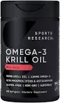 Sports Research Antarctic Krill Oil | 500mg | 120 Softgels