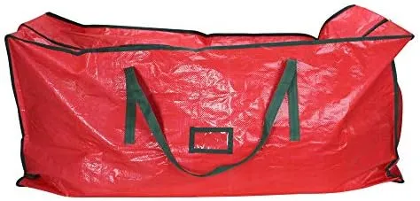 43' Red and Green Multipurpose Christmas Storage Bag