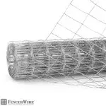 Fencer Wire 14 Gauge Galvanized Welded Wire Mesh Size 2 inch by 4 inch