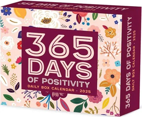 365 Days of Positivity Box 2025 Calendar Brand New