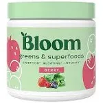 Bloom Nutrition Superfood Greens Powder Berry 30 Servings