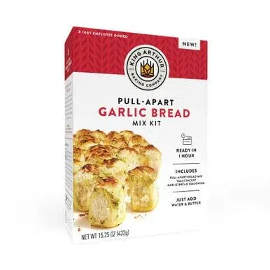 King Arthur Baking Pull Apart Garlic Bread Mix Kit (15.25 oz)