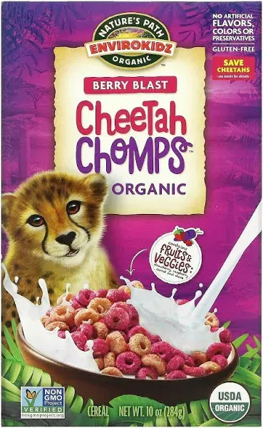 Nature's Path Envirokidz Organic Berry Blast Cheetah Chomps Cereal