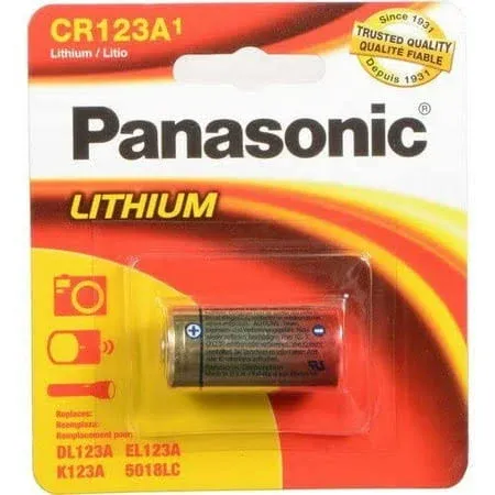 Panasonic Industrial CR123A 3 Volt Lithium Battery (CR17345)