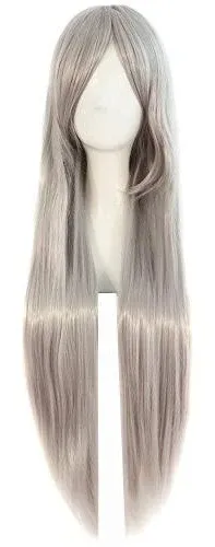 MapofBeauty 32" 80cm Long Straight Anime Costume Cosplay Wig Party Wig