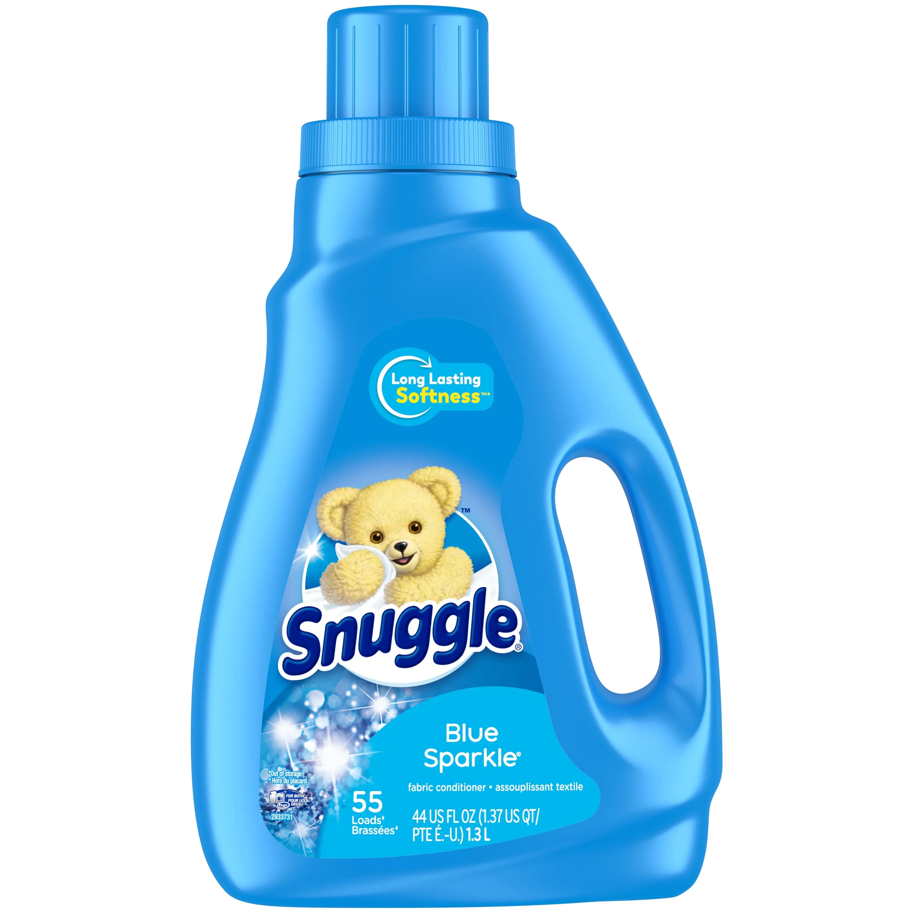 Blue Sparkle Snuggle Liquid Fabric Softener