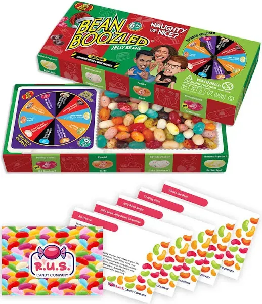 Jelly Belly BeanBoozled Naughty or Nice Spinner Jelly Bean Candy Gift Box