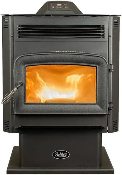 Ashley Hearth 1700 Sq. Ft. Pellet Stove with 90 lb Hopper