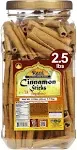 Rani Cinnamon Sticks 40oz (2.5lbs) 1.13kg Bulk Pet Jar - 220-250 Sticks - Strong Aroma, Perfect for Baking, Cooking & Beverages | 3+ Inches Length - C