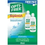 Opti-Free Replenish Multi Purpose Disinfecting Solution Twin Pack