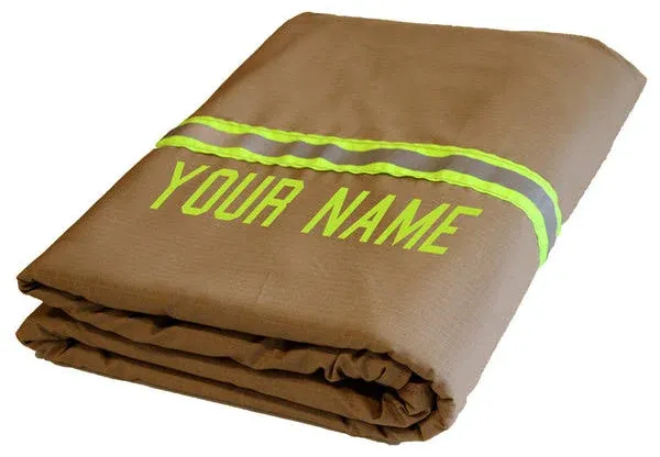 FIS Firefighter Personalized Tan Station Blanket