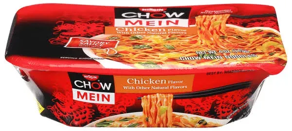 Nissin Chow Mein Noodles, Chicken Flavor - 4 oz