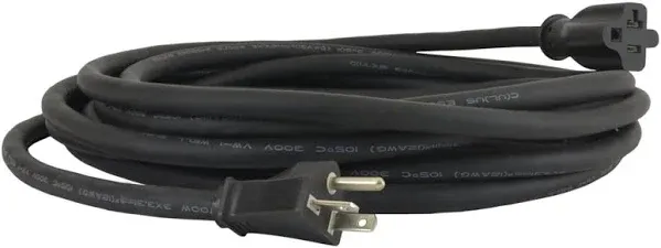 Conntek NEMA 5-20 Rubber Extension Cord, 20-Amp 125-Volt