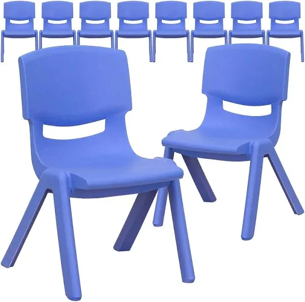 Flash Furniture Plastic Stackable School Chair Seat Height