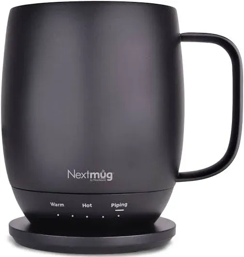 Nextmug - Temperature-Co<wbr/>ntrolled, Self-Heating Coffee Mug (Black - 14 oz.)