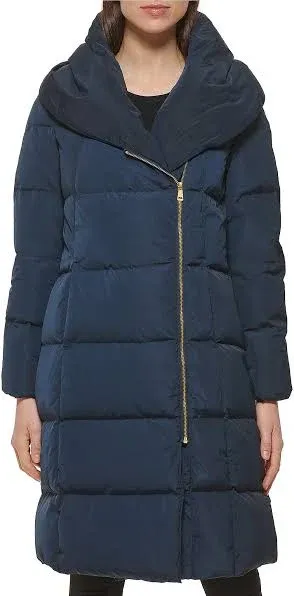 Cole Haan Women's Signature Asymmetrical Pillow-Collar Down Puffer Coat