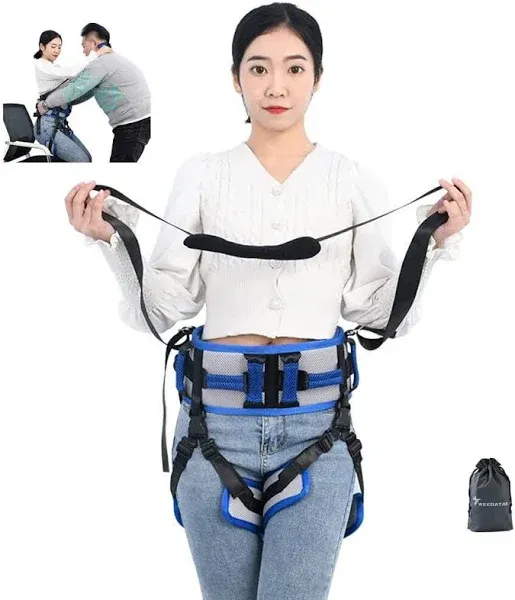 Medical Nursing Gait Belt, Non-Slip Transfer Nursing Sling with Handles, Mobi...