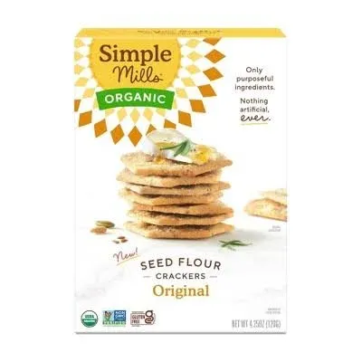 Simple Mills Organic Seed Crackers