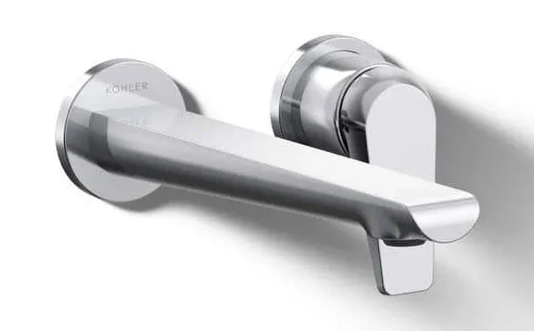 Kohler Avid Single-Handle Wall-Mount Bathroom Sink Faucet