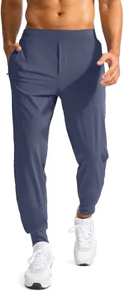 Men's Stretch Joggers with Zipper Pockets