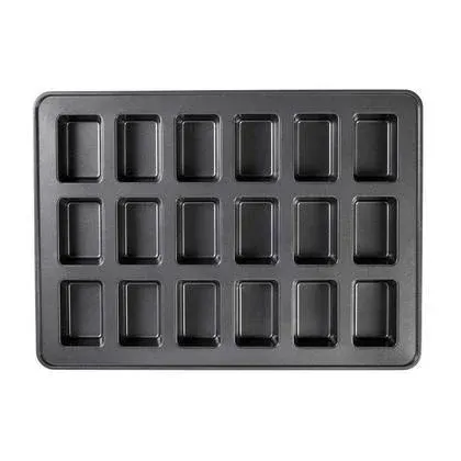 Wilton Perfect Results Premium Non-Stick Bakeware Mini Loaf Pan, 18-Cavity