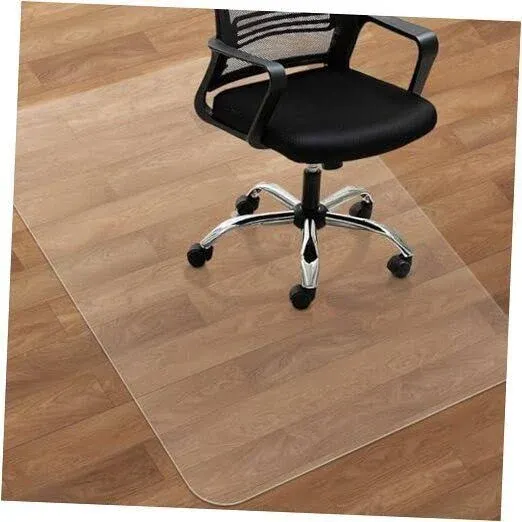 Office Chair Mat for Hard Wood Floors - 30&#034;x48&#034; Heavy Duty Anti-Slip Hardwood...