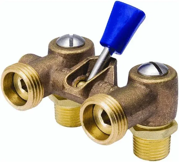 B &amp; K102-207 Washing Machine Dual Valve, Bronze