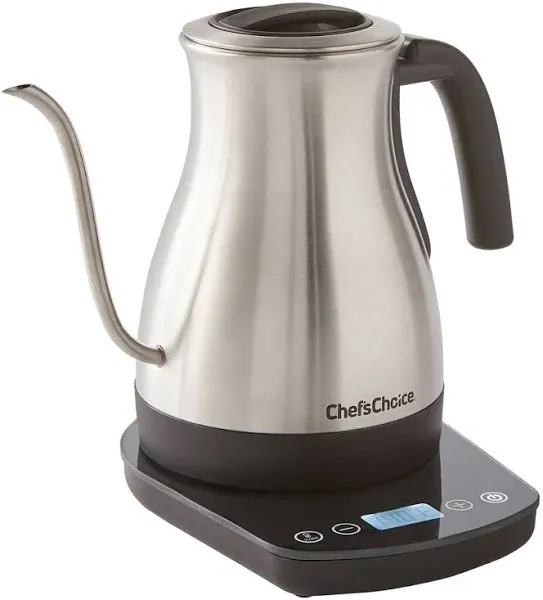 Electric Kettle Gooseneck Stainless Steel 1200 Watts with Auto-Shutoff