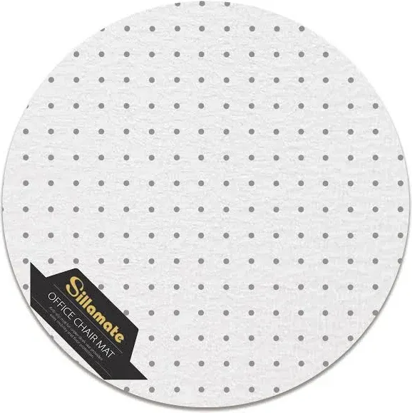 Sillamate Plastic Round Office Chair Mat