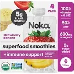 NOKA: Strawberry Banana Superfood Smoothie Immunity Boost, 16.9 oz