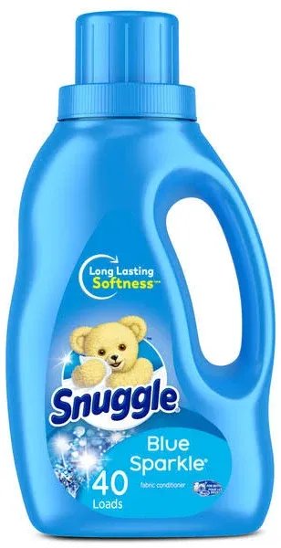 Blue Sparkle Snuggle Liquid Fabric Softener