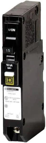 Square-D QO115PCAFIC Single Pole Circuit Breaker