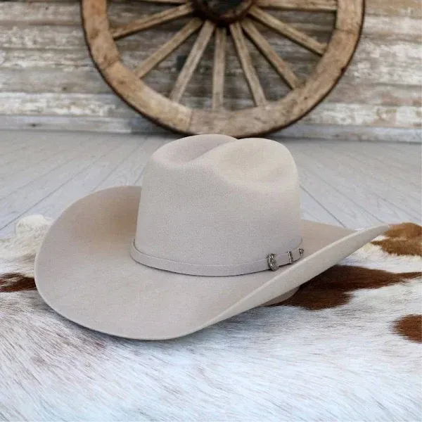 ARIAT Men's 3X Wool Felt Cowboy Hat Silver Belly 7 3/8