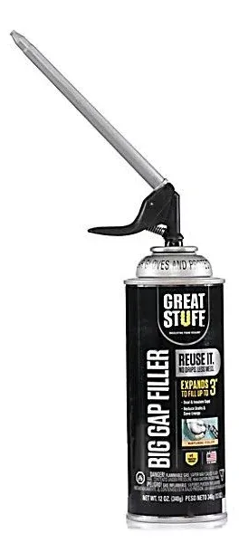 Great Stuff 12 oz Smart Dispenser Big Gap Filler Insulating Foam Sealant