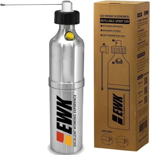 Pneumatic Refillable Aluminum Aerosol Spray Can