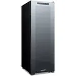 Newair Shadow Series Wine Cooler Refrigerator 56 Bottles Dual Temperature Zones, Freestanding Mirrored Wine Fridge