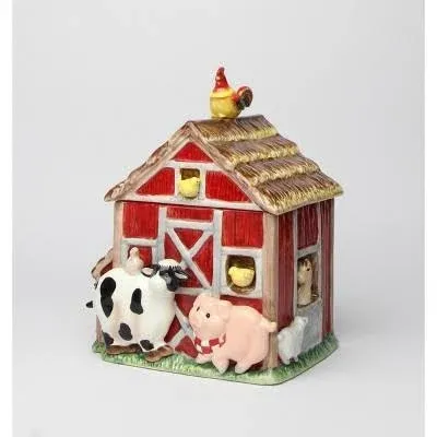 Appletree Design Barn Yard Cookie Jar